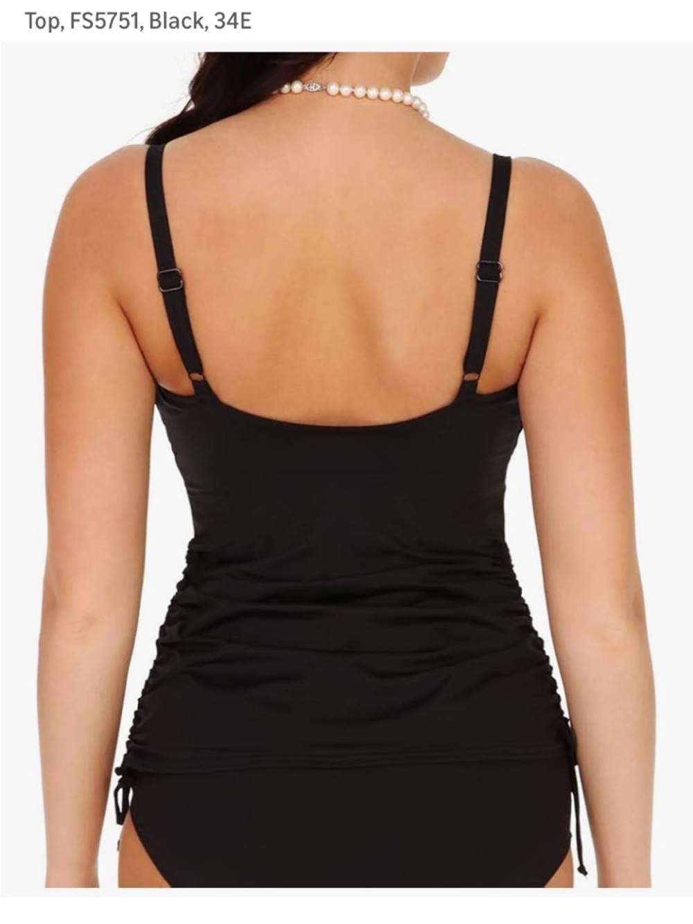Fantasie Women's Versailles Underwire Control Tankini FS5751, Black, 32DD NWT - Picture 5 of 10